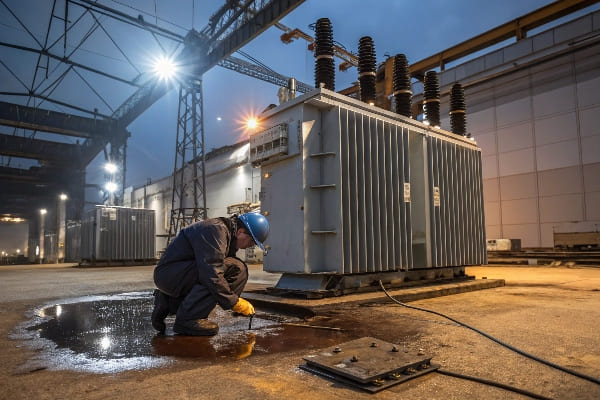 Transformer radiator repair