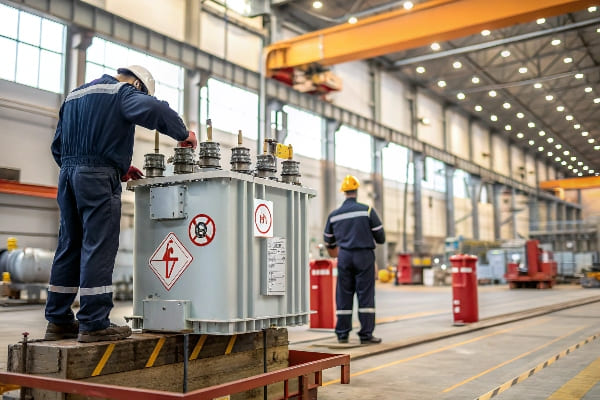 Oil-immersed transformer maintenance