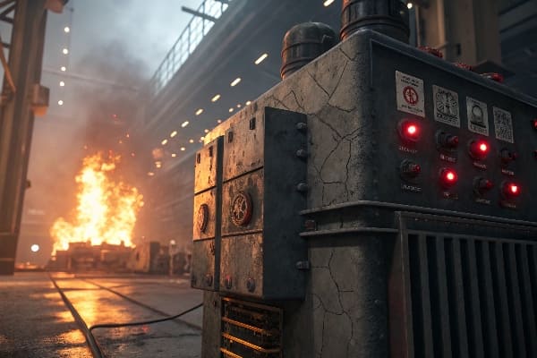 Transformer cooling system failure