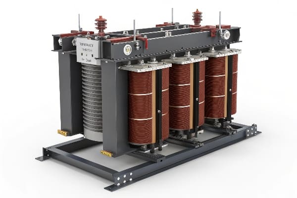 Amorphous core dry-type transformer with clamping system