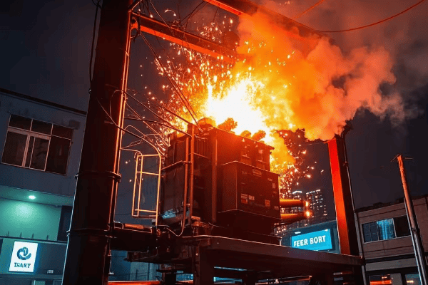 Transformer failure aftermath