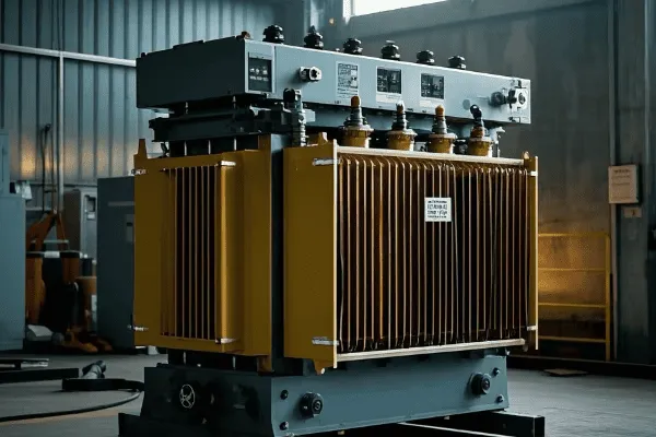 Dry type transformer installation