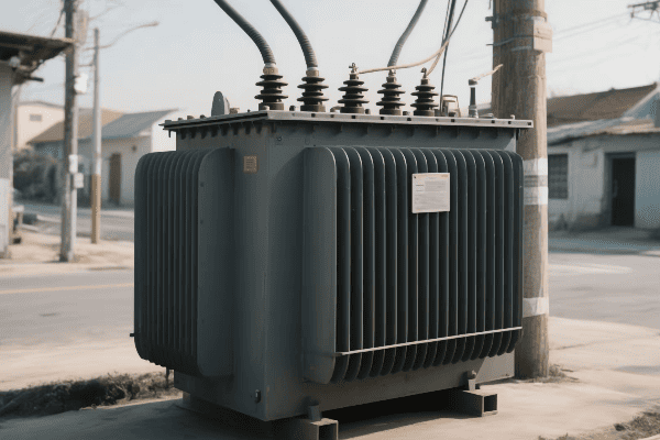 Power transformer in electrical grid