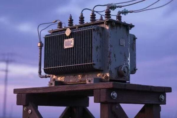 Technician using transformer diagram for troubleshooting