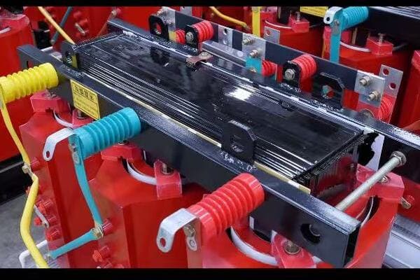 Dry type transformer illustration