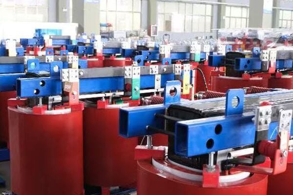 Dry type transformer internal structure