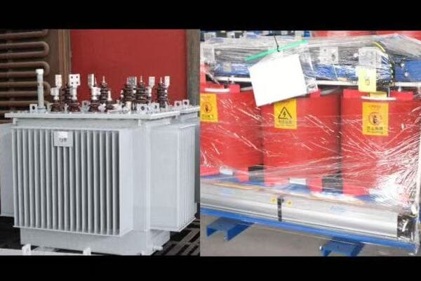 Comparison chart of dry type and oil filled transformers