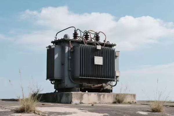 Various sizes of pad mounted transformers
