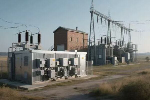 Image of CHBEB's compact substation installed in a Middle Eastern industrial park