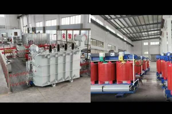 Comparison chart of dry type and oil-immersed transformers