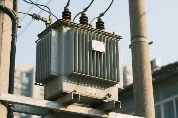 Urban landscape with hidden pad mounted transformers