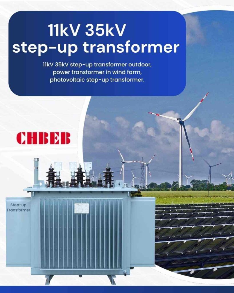 11kV 35kV step-up transformer outdoor, power transformer in wind farm, photovoltaic step-up transformer.