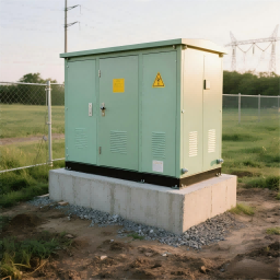 Pad-mounted transformer outdoor installation