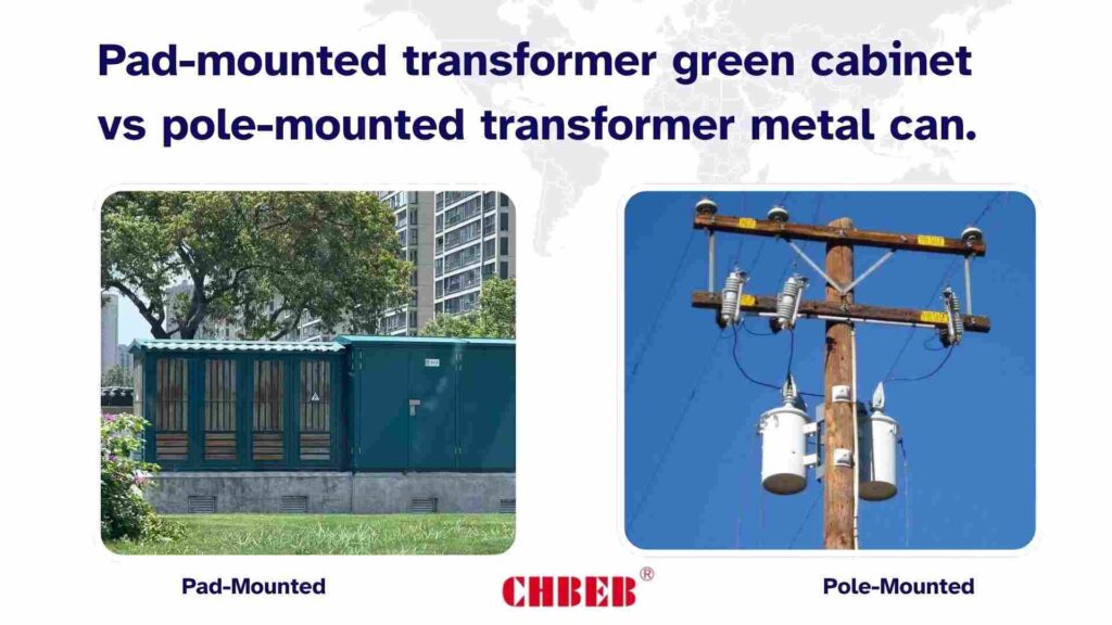 Pad-Mounted vs. Pole-Mounted transformer boxes