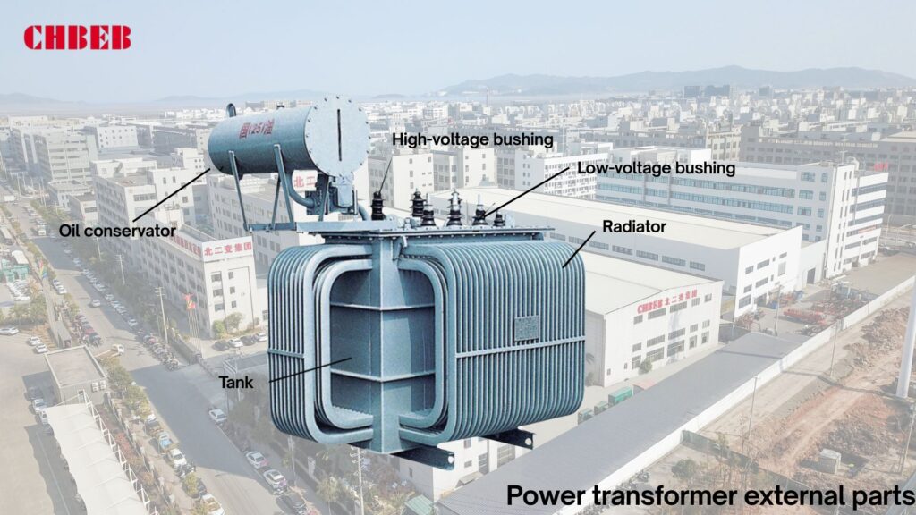 Power transformer external parts