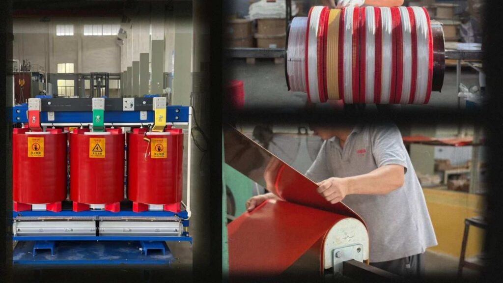dry type transformer copper winding manufacturing