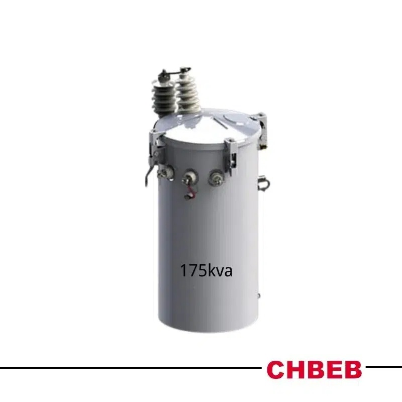 167 kVA pole mounted transformer for overhead lines, area distribution networks, and outdoor installation applications.