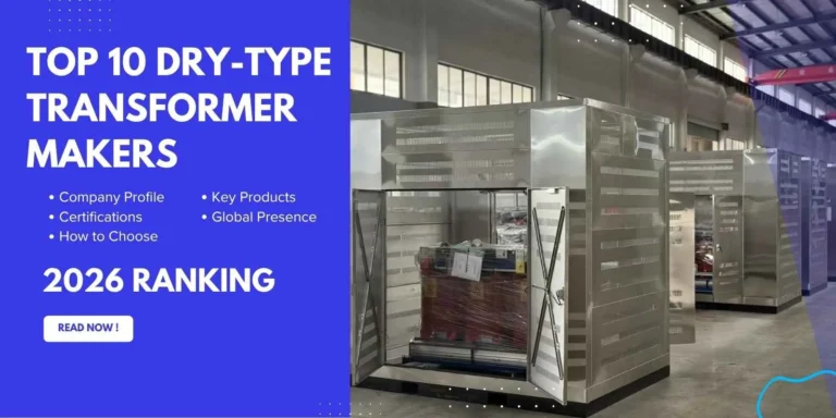 Top 10 Dry-Type Transformer Manufacturers