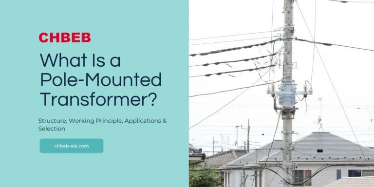 What is a pole-mounted transformer